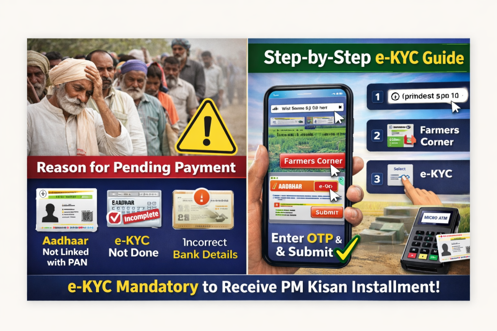 kyc pm kissan 
